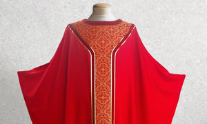 601 Classic Yoke Chasuble in Red