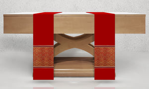 601 Classic Altar Scarves in Red