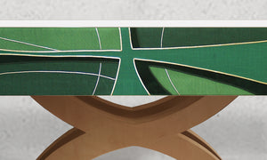 811 Cross <br> Altar Frontal <br> in Green