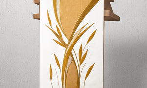 983 Foliage Lectern Hanging <br> in White & Gold