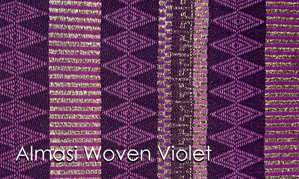 Almasi Woven Altar Scarves in Violet