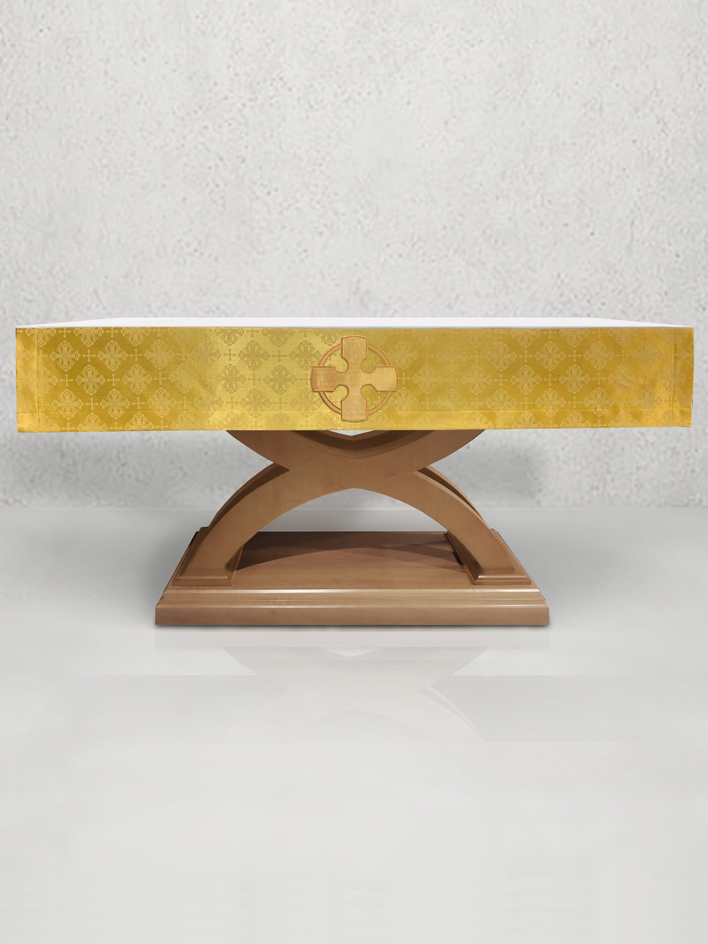 Celtic Cross Altar Frontal in Gold