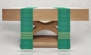 Terra Woven Altar Scarves in Green