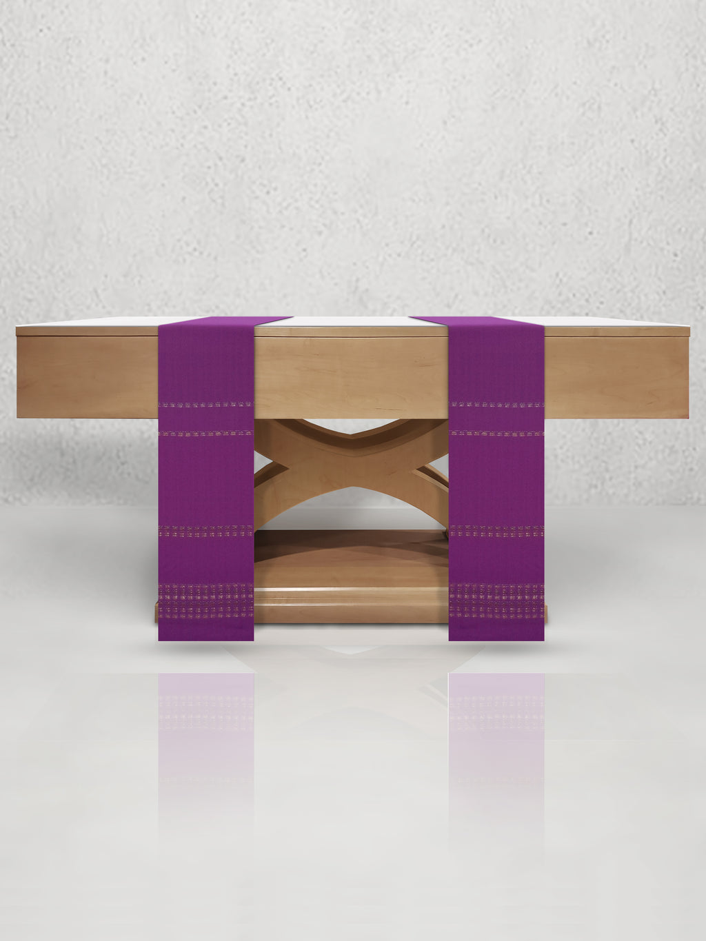 Raphael Woven Altar Scarves in Purple