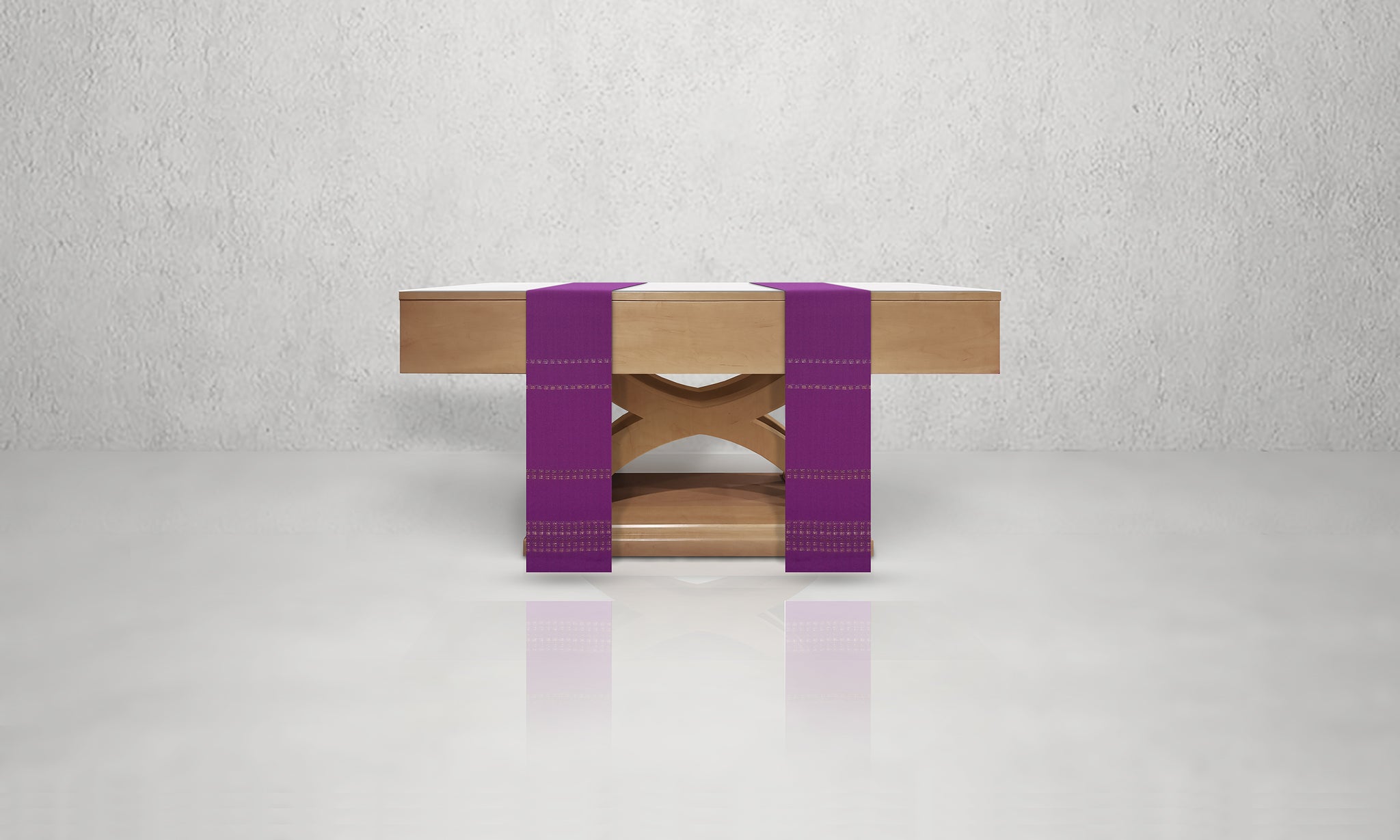 Raphael Woven Altar Scarves in Purple
