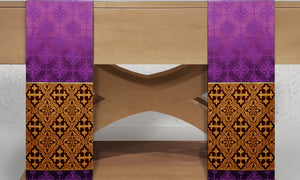 Classic Francis <br> Altar Scarves <br> in Lucia Purple