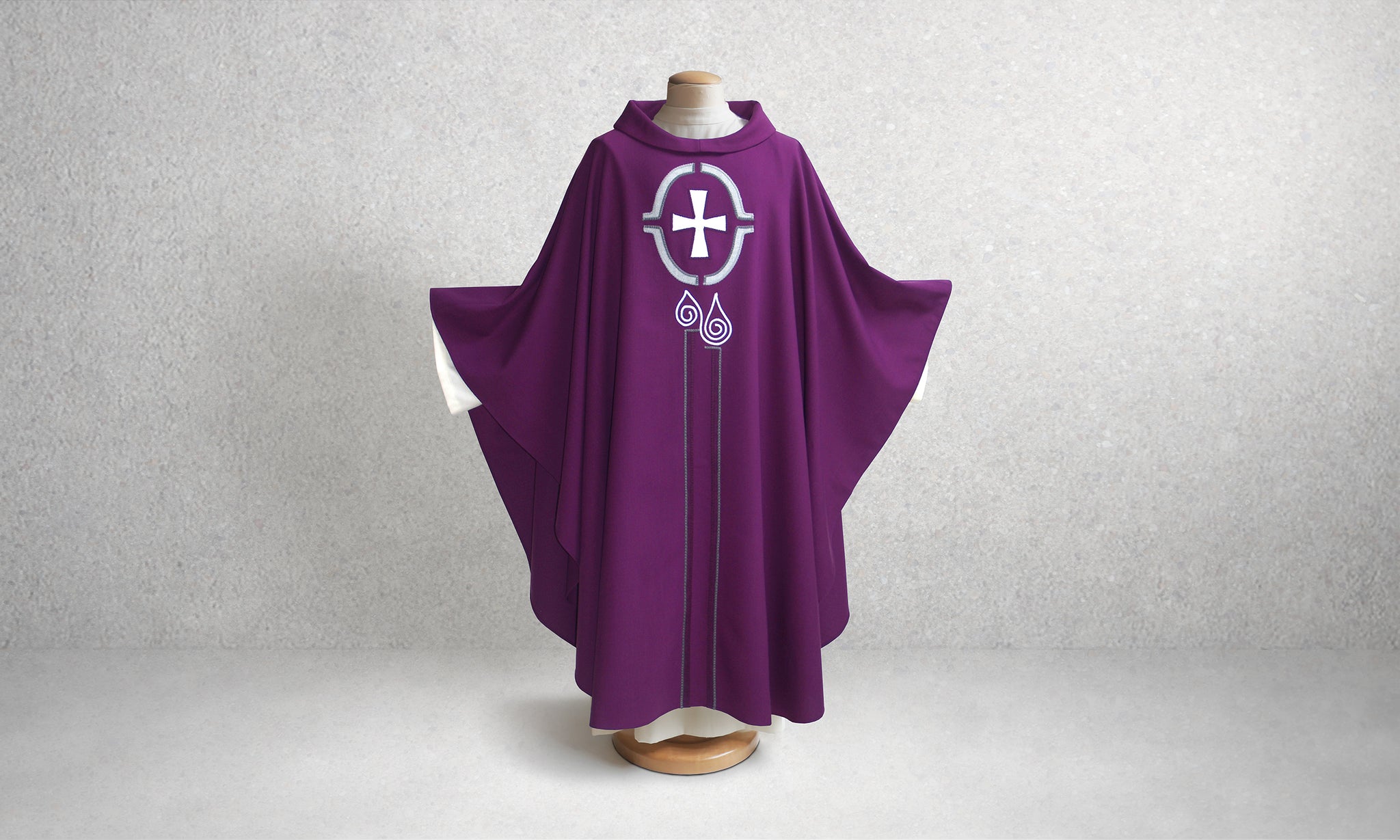 Candle and Cross Advent Chasuble