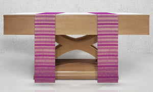 Diamante Woven Altar Scarves in Violet