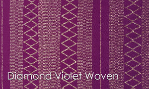 Diamante Woven Altar Scarves in Violet