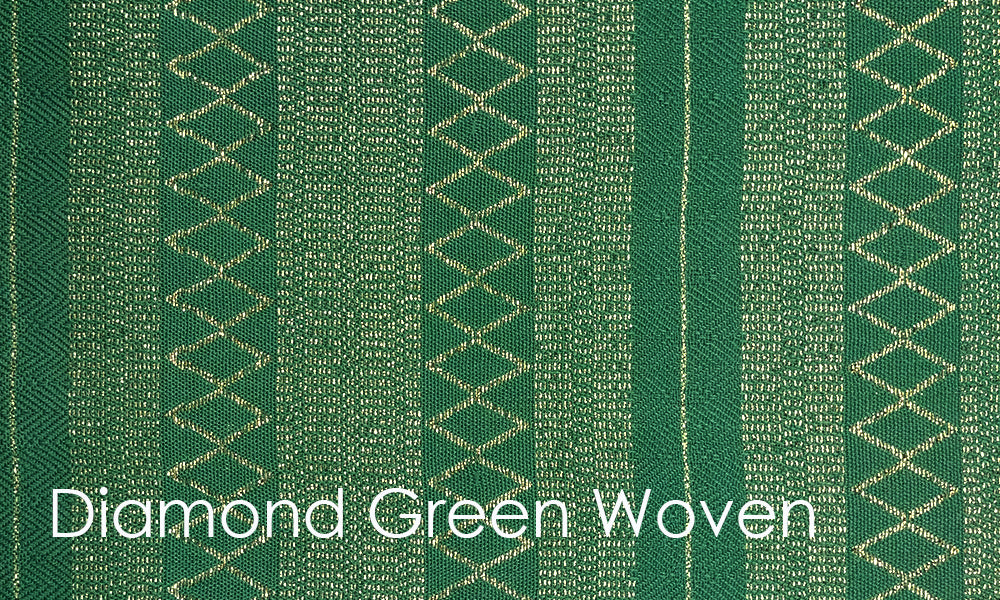 Diamante Woven Altar Scarves in Green