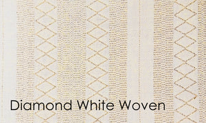 Diamante Woven Altar Scarves in White