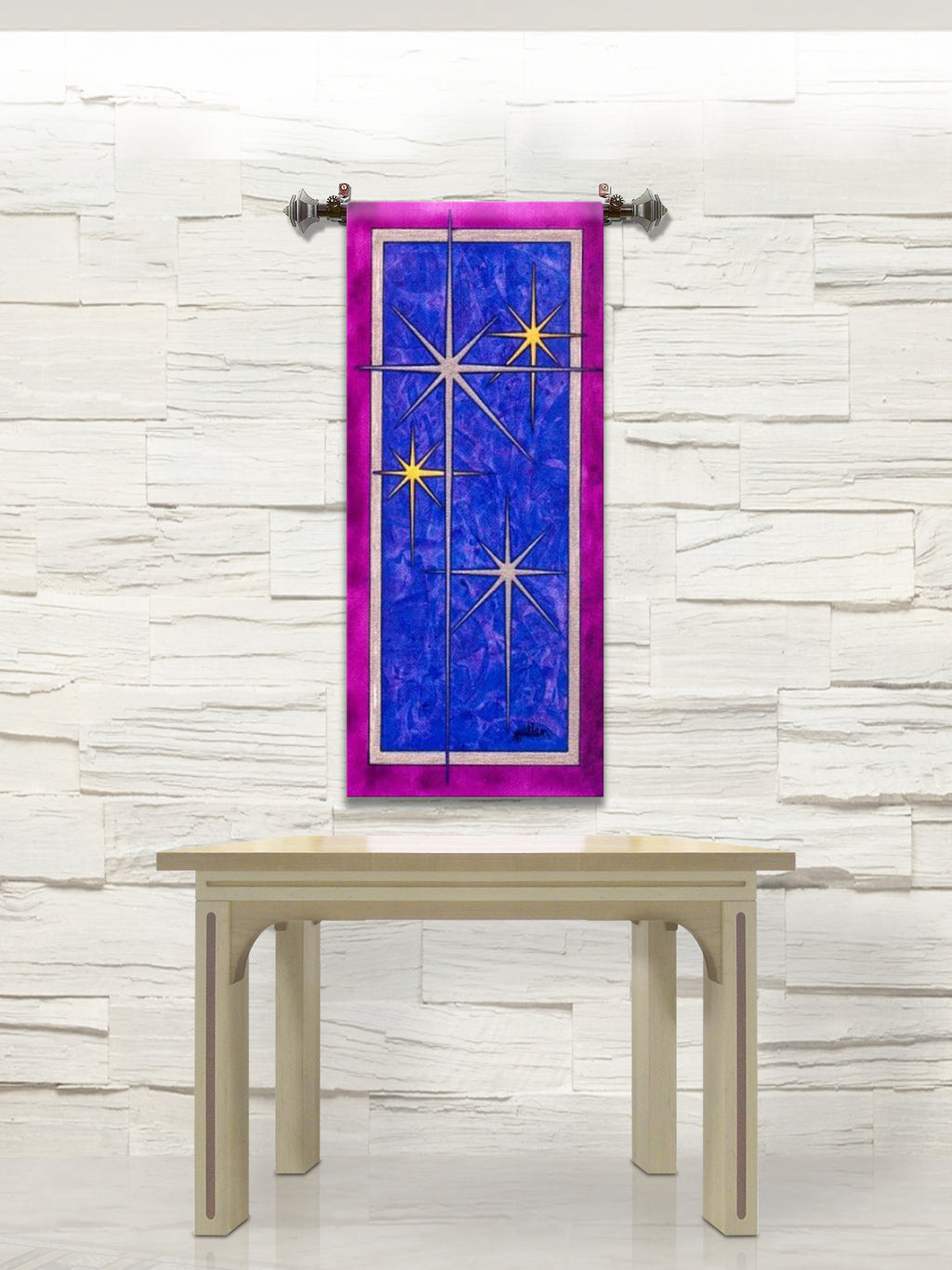 Printed Advent Star Banner