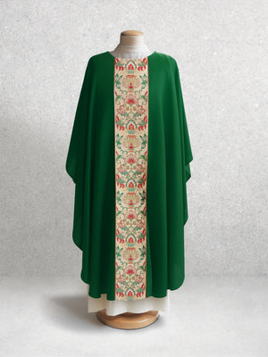Irina Tapestry Chasuble <br> in Green
