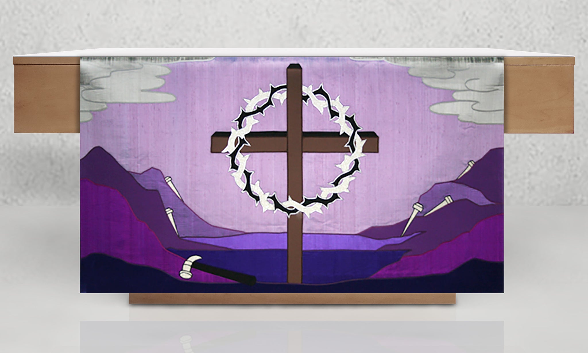 Cross and Crown <br> Lent Altar Frontal