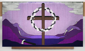 Cross and Crown <br> Lent Altar Frontal
