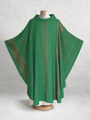Beaulieux Woven Chasuble in Green