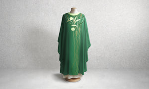 Cascading Foliage Green Chasuble