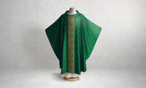 Classic Francis <br> Chasuble <br> in Lucia Green