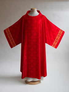 Classic Francis <br> Dalmatic <br> in Lucia Red