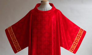 Classic Francis <br> Dalmatic <br> in Lucia Red