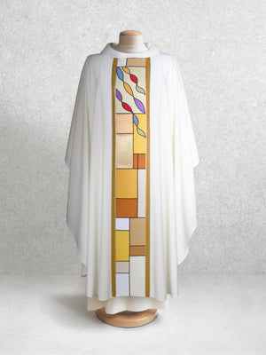 Square Stained Glass Chasuble