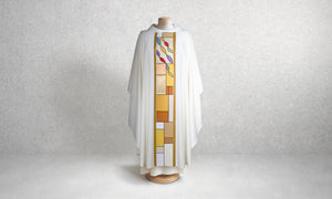 Square Stained Glass Chasuble