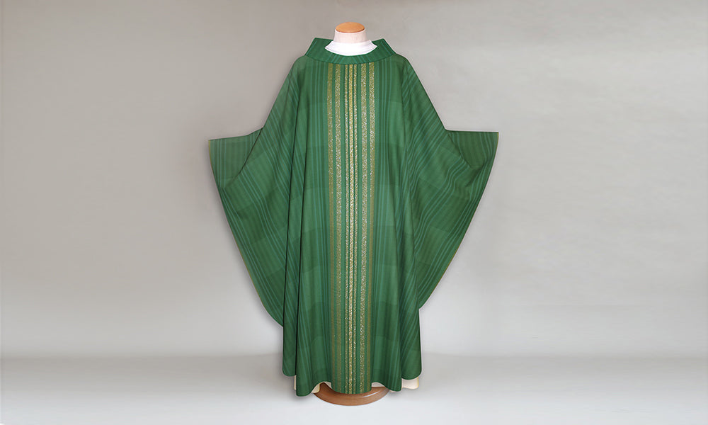 Terra Woven Chasuble in Green
