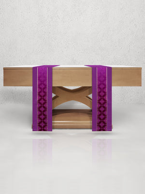 Classic Central Band Altar Scarves <br> in Purple