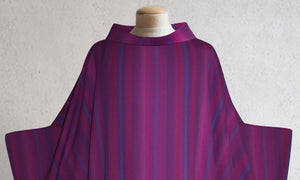 Mystique Woven Chasuble in Purple