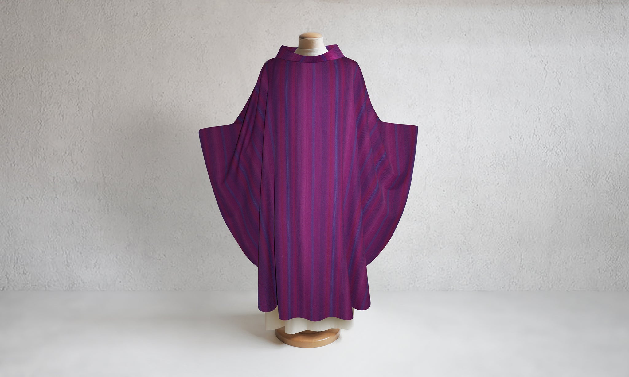 Mystique Woven Chasuble in Purple