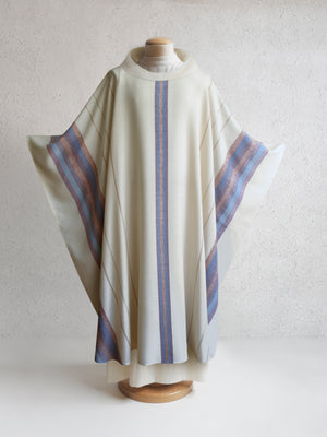 Beaulieux Woven Chasuble in White